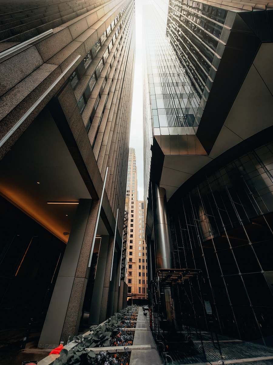 building low-angle photography of high-rise building office building